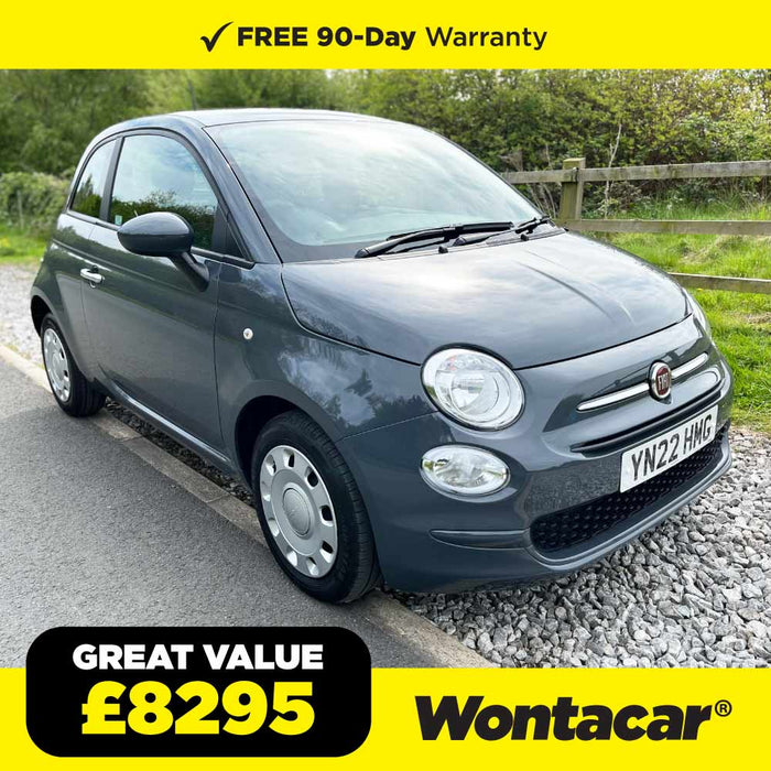 2022 FIAT 500 1.0 Mild Hybrid Pop 3dr - Grey